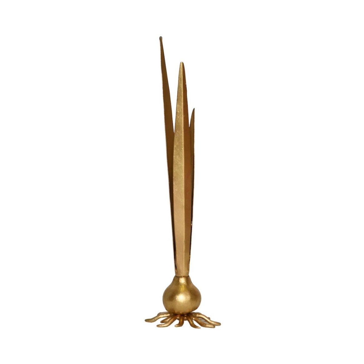 Garlic Bud Vase in Gold Finish | Worlds Away Vases and Home Decor at Fig Linens and Home