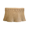Giada Rattan Coffee Table by Worlds Away | Round Coffee Tables at Fig Linens and Home 2