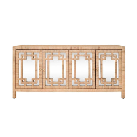 Worlds Away Granada Natural Buffet at Fig Linens and Home - Front View