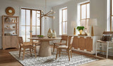 Hamilton Cerused Oak Dining Table by Worlds Away - Lifestyle 2 at Fig Linens and Home