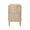 Hammond Cerused Oak Side Table by Worlds Away 29"H x 16.25"W x 18"D Cerused Oak at FIG LINENS AND HOME 1