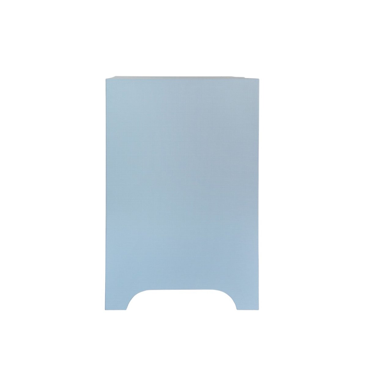 Helena Light Blue Side Table by Worlds Away | Bedside Chest at Fig Linens and Home - Side View