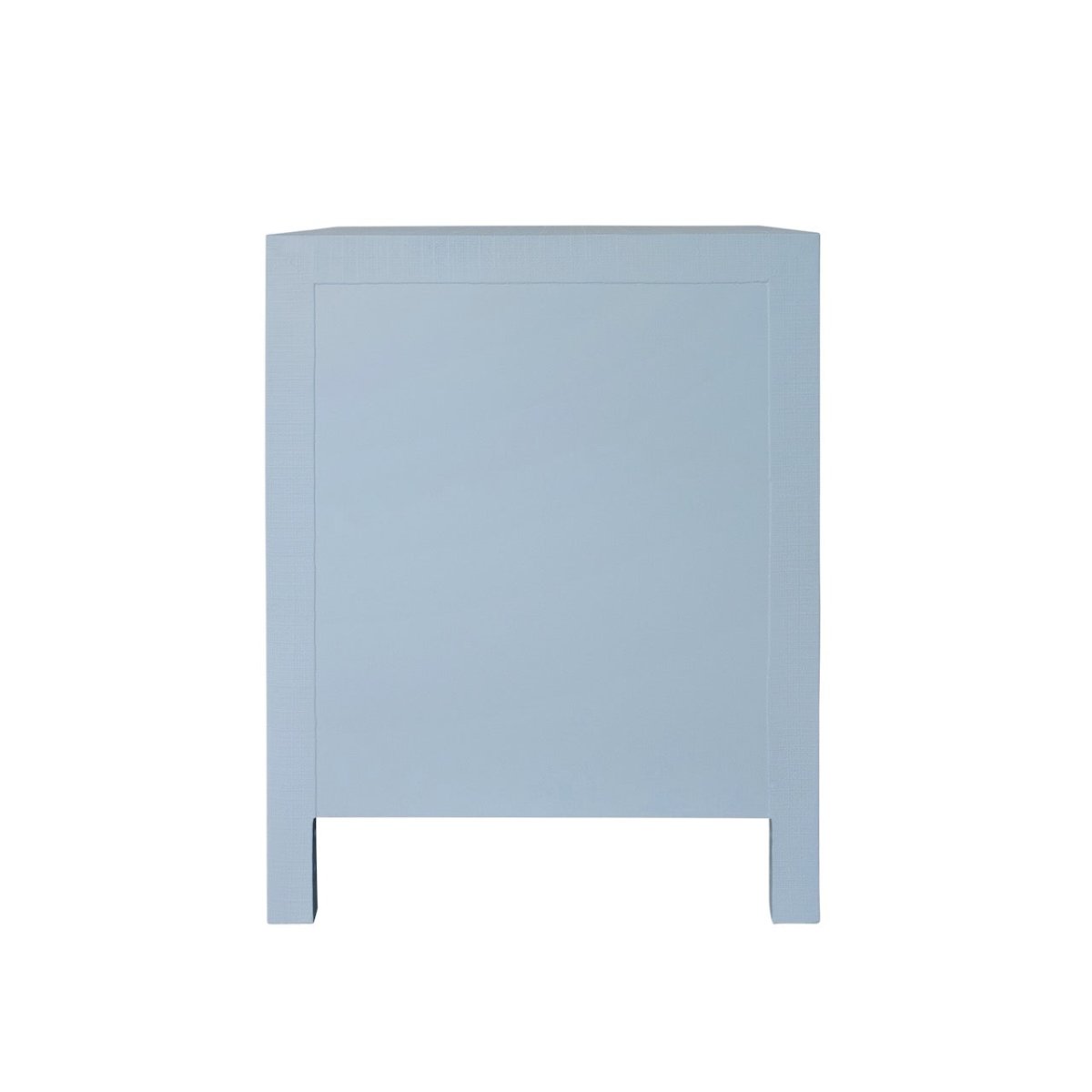 Helena Light Blue Side Table by Worlds Away | Bedside Chest at Fig Linens and Home - Back View