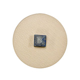 Holly Round Ivory Faux Leather Container by Worlds Away - Decorative Jars with Lids 4