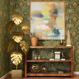 Worlds Away Iggy Monstera Tree Floor Lamp | Luxury Lighting at Fig Linens and Home - Lifestyle 4