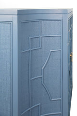 Isabel Capri Blue Buffet by Worlds Away | Cabinets & Sideboards at Fig Linens and Home - Detail 2