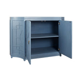 Isabel Capri Blue Buffet by Worlds Away | Cabinets & Sideboards at Fig Linens and Home - Open Doors
