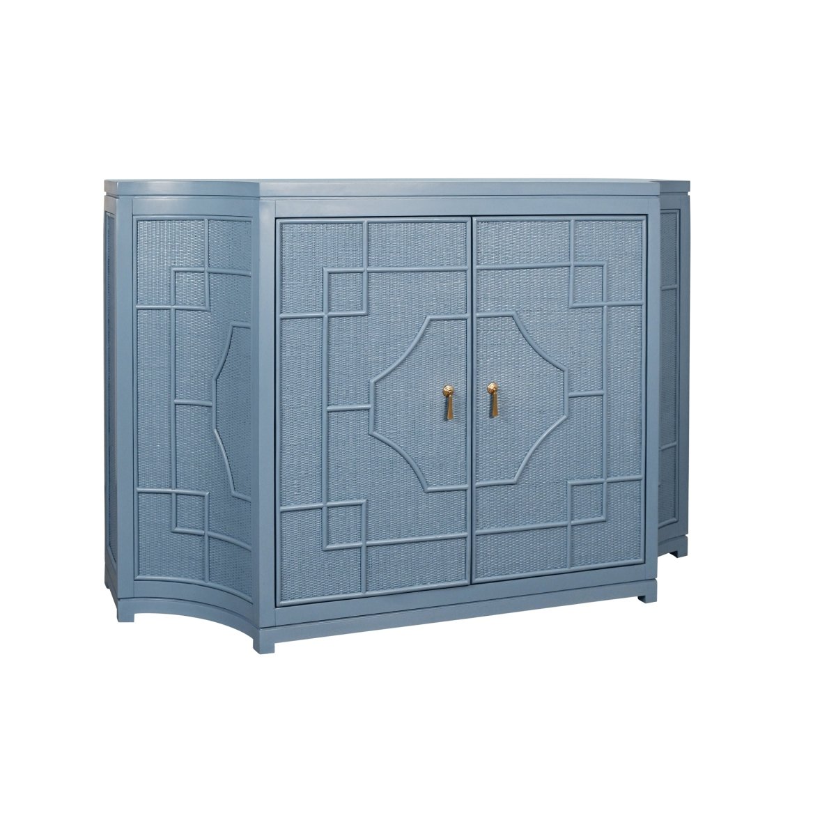 Isabel Capri Blue Buffet by Worlds Away | Cabinets & Sideboards at Fig Linens and Home - Angle 1