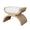 Janna Curved Base Cerused Oak Stool by Worlds Away at Fig Linens and Home - Angle View