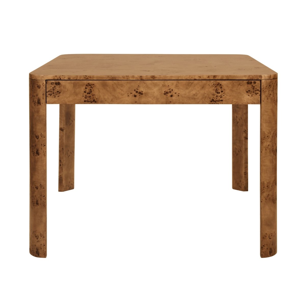 Jett Dark Burlwood Game Table by Worlds Away at Fig Linens and Home - View 1