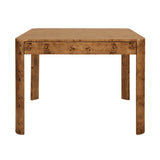 Jett Dark Burlwood Game Table by Worlds Away at Fig Linens and Home - View 1