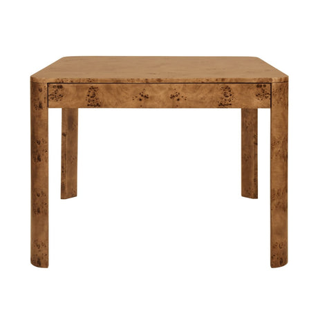 Jett Dark Burlwood Game Table by Worlds Away at Fig Linens and Home - View 1