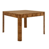 Jett Dark Burlwood Game Table by Worlds Away at Fig Linens and Home 2