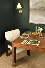 Worlds Away Jett Dark Burlwood Game Table at Fig Linens and Home - Lifestyle 4