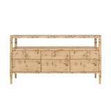 Jordan Burlwood Buffet Cabinet by Worlds Away at Fig Linens and Home - Front View