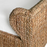 Jovi King Bed by Worlds Away | Coastal Natural Woven Bed at Fig Linens and Home Detail View 1