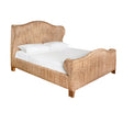 Jovi King Bed by Worlds Away | Coastal Natural Woven Bed at Fig Linens and Home View 2