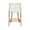 Keaton Cerused Oak Counter Stool by Worlds Away | Kitchen and Bar Seating Front View