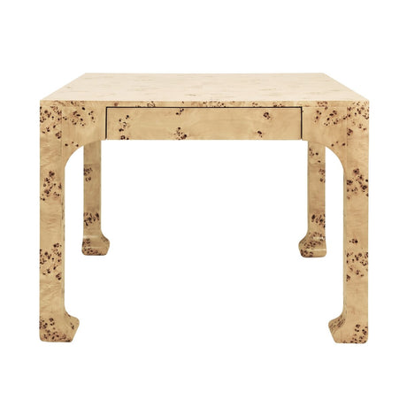 Kerry Burlwood Game Table by Worlds Away at Fig Linens and Home - View 2
