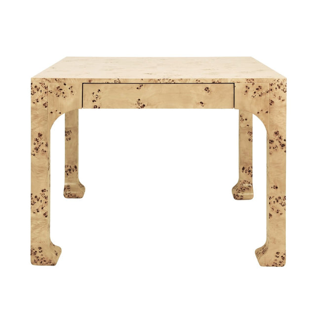 Kerry Burlwood Game Table by Worlds Away at Fig Linens and Home - View 2