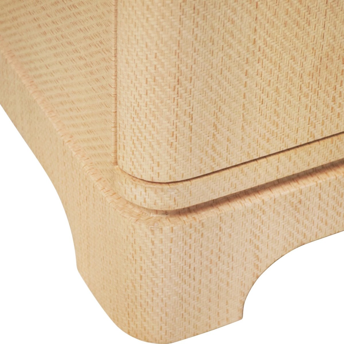 Kilmer Natural 6-Drawer Dresser | Worlds Away Chest at Fig Linens and Home - Foot View