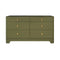 Kilmer Olive Green Cabinet by Worlds Away at Fig Linens and Home - Dresser Front View