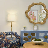 Komodo Rattan Mirror by Worlds Away | Wall Mirrors at Fig Linens and Home View 5