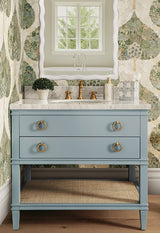 Kylo White Wall Mirror | Worlds Away at Fig Linens and Home 6