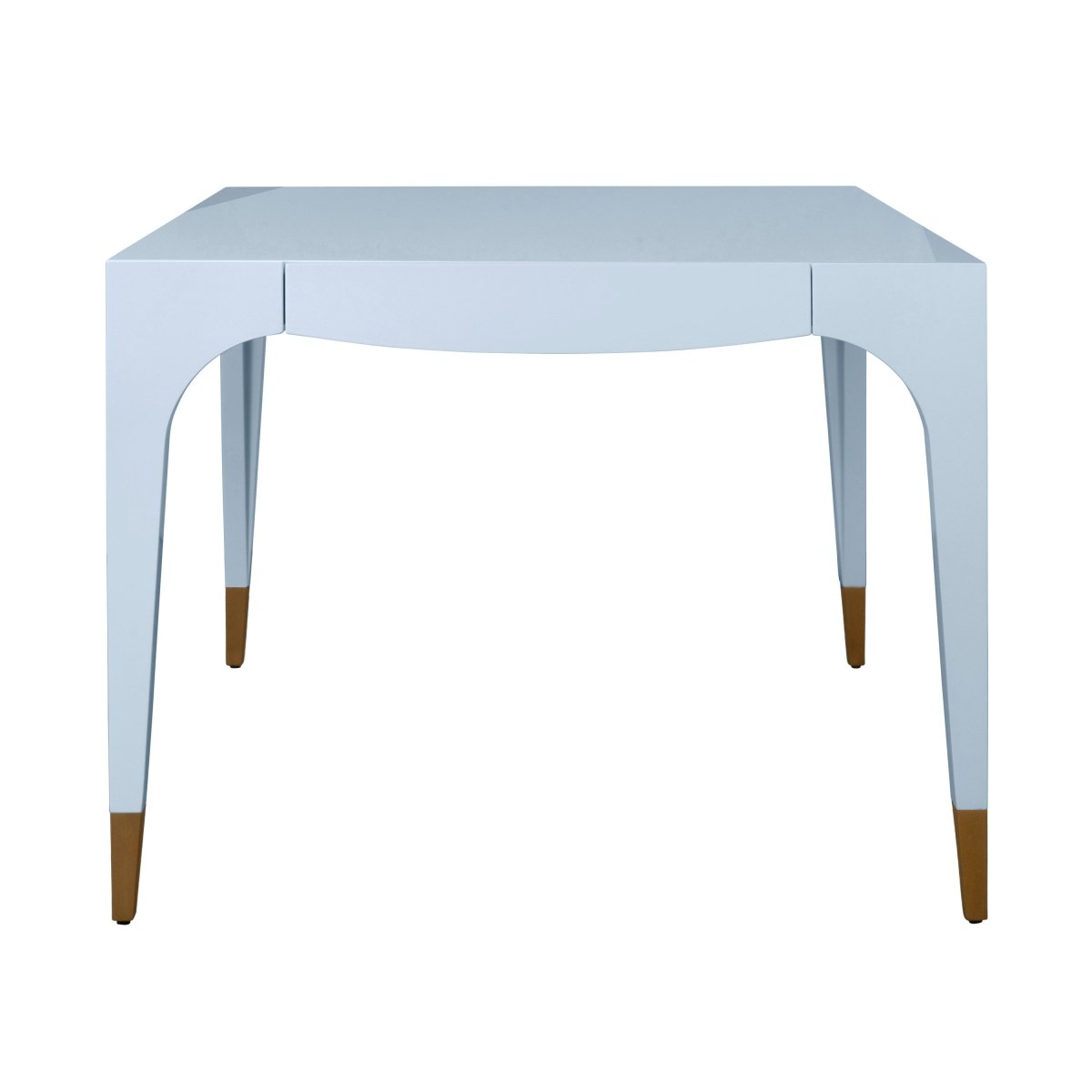 Lacey Light Blue Game Table by Worlds Away at Fig Linens and Home - View 2