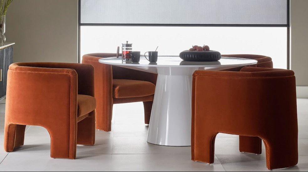 Lansky Rust Velvet Small Chair - Worlds Away Lifestyle at Fig Linens and Home 3