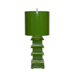 Large Green Pagoda Lamp by Worlds Away at Fig Linens and Home