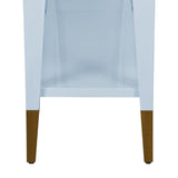 Worlds Away Laverne Light Blue Console Table | Sofa Tables at Fig Linens and Home 6