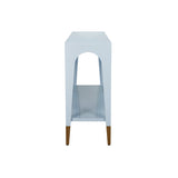Worlds Away Laverne Light Blue Console Table | Sofa Tables at Fig Linens and Home 3