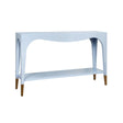 Worlds Away Laverne Light Blue Console Table | Sofa Tables at Fig Linens and Home 2
