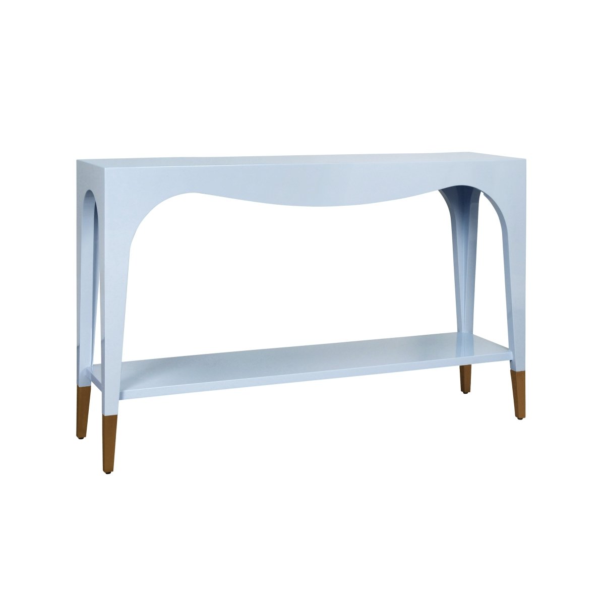 Worlds Away Laverne Light Blue Console Table | Sofa Tables at Fig Linens and Home 2