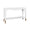 Worlds Away Laverne White Console Table | Sofa Tables at Fig Linens and Home - View 2