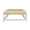Locklin Natural Coffee Table | Worlds Away Grasscloth Coffee Tables at Fig Linens and Home 1