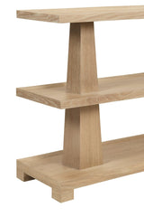 Lowen Cerused Oak Console Table by Worlds Away at Fig Linens and Home - Detail View