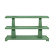 Lowen Green Console Table by Worlds Away at Fig Linens and Home - Front View