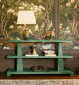 Lowen Green Console Table by Worlds Away at Fig Linens and Home - Lifestyle