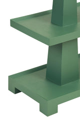 Lowen Green Console Table by Worlds Away at Fig Linens and Home - Detail of Corner View