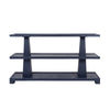 Lowen Navy Blue Console Table by Worlds Away at Fig Linens and Home - Front View