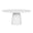 Lucian Round White Dining Table by Worlds Away at Fig Linens and Home