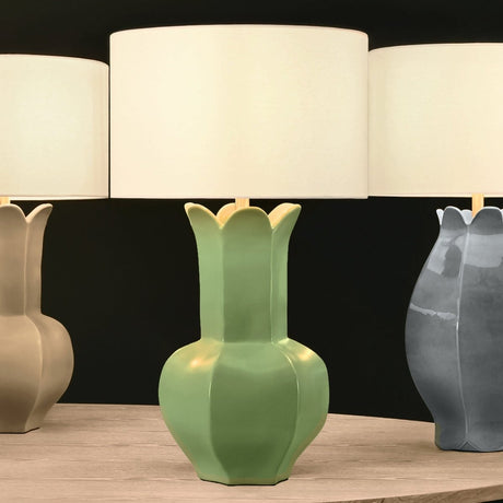Lyla Green Table Lamp | Worlds Away Lighting at Fig Linens and Home 1