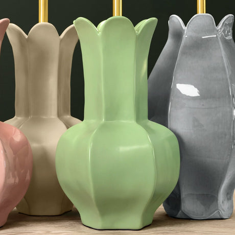 Lyla Green Table Lamp | Worlds Away Lighting at Fig Linens and Home 2