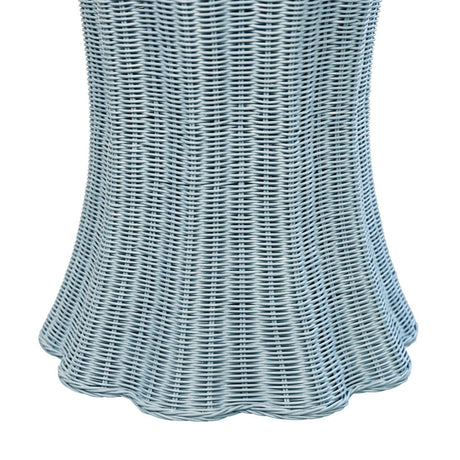 Worlds Away Maggie Light Blue Occasional Table at Fig Linens and Home - Detail 3