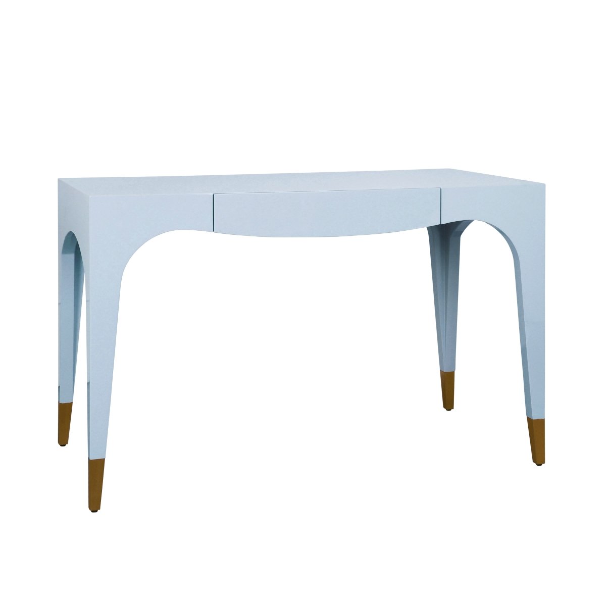 Worlds Away Mandi Light Blue Desk | Luxury Home Office at Fig Linens and Home 3