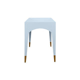 Worlds Away Mandi Light Blue Desk | Luxury Home Office at Fig Linens and Home 4