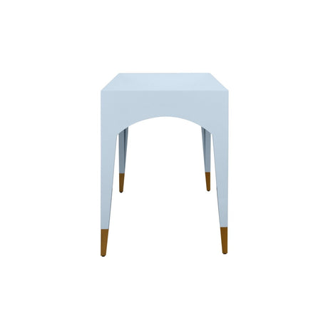 Worlds Away Mandi Light Blue Desk | Luxury Home Office at Fig Linens and Home 4
