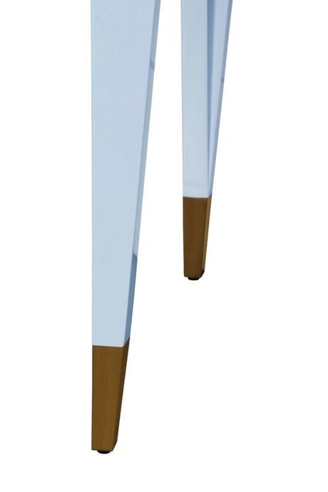 Worlds Away Mandi Light Blue Desk | Luxury Home Office at Fig Linens and Home 6